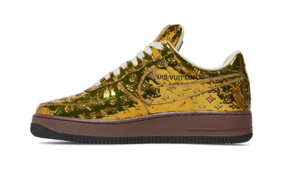 Louis Vuitton x Air Force 1 Low ‘Metallic Gold’